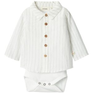 Lil'Atelier Coconut Milk Frej Body Skjorte - Str. 68