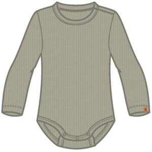 Lil'Atelier Moss Gray Gago Fan Slim Body - Str. 80