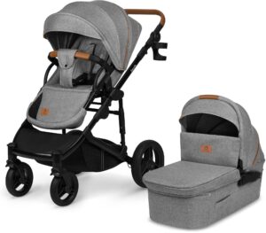 Lionelo MARI TOUR 2-in-1 Duovogn, Grey Stone