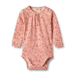 Liv jersey body - rosette flowers - 86