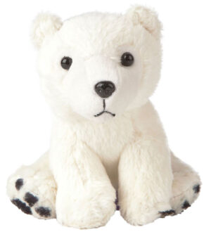 Living Nature Bamse - 15x12 cm - Smols - Isbjørn - Hvid