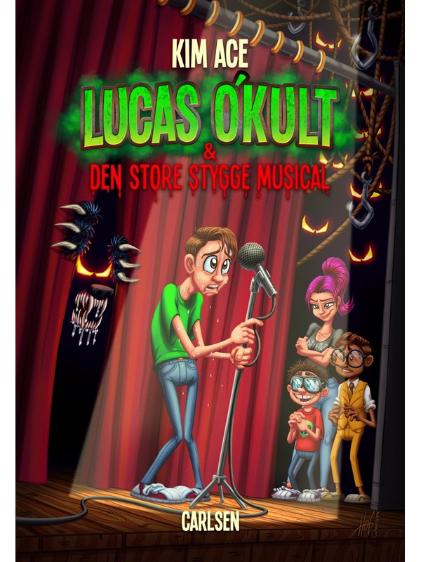 Lucas O'Kult og den store stygge musical - Børnebog - hardcover Lucas O'Kult og den store stygge musical - Børnebog - hardcover