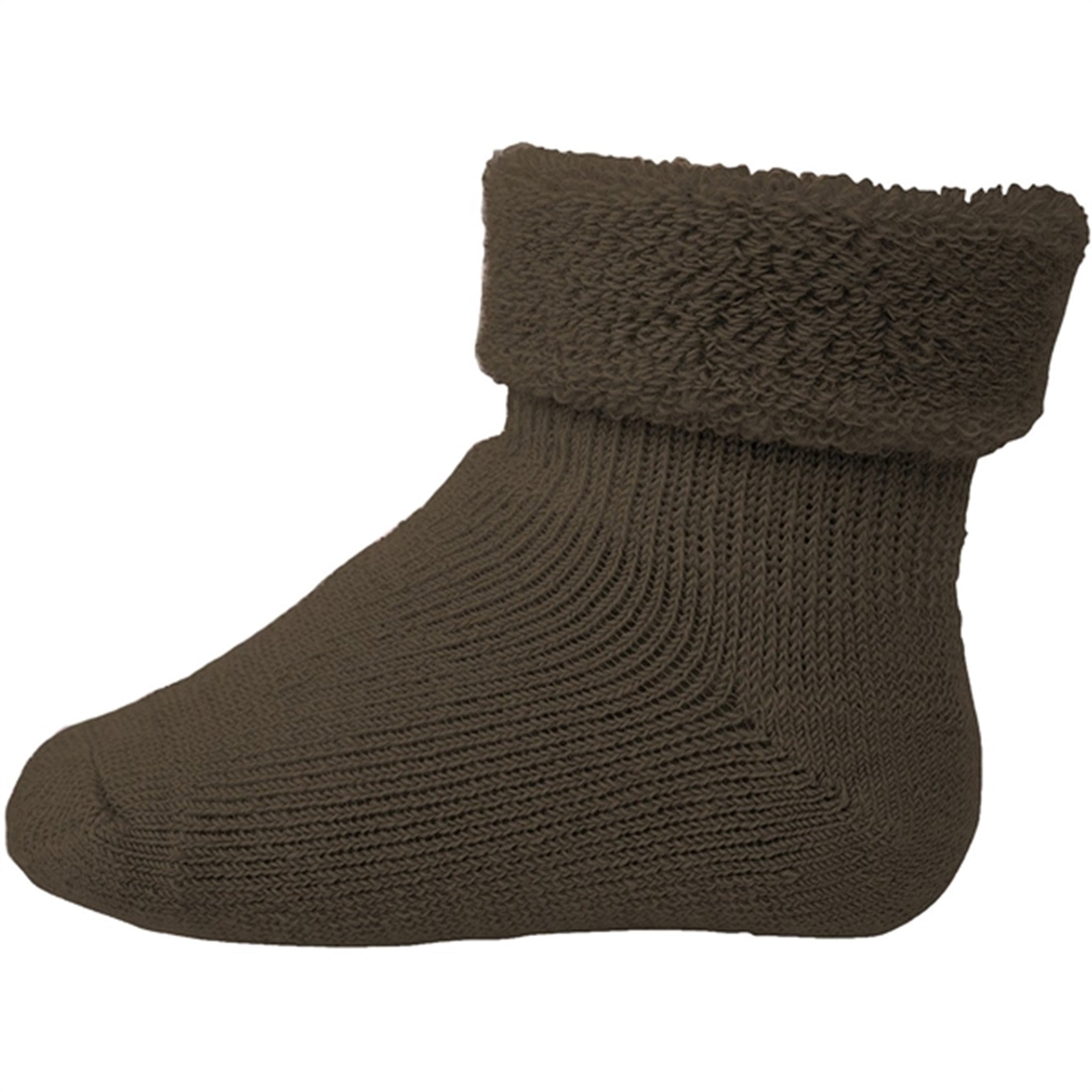 MP 722 Uld Baby Strømper 351 Brown Melange - Str. 15-16 MP 722 Uld Baby Strømper 351 Brown Melange - Str. 15-16