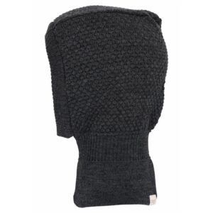 MP 97513 Oslo Uld Elefanthue m. Vindstop Dark Grey Melange 497 - Str. 51