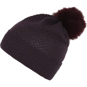 MP Danmark 97502 Oslo Uld Beanie - Fake Fur Plum Perfect - Str. 51-53