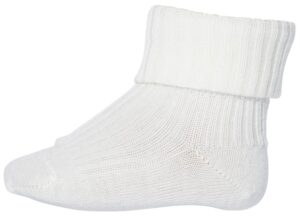 MP Strømper Uld Rib Snow White