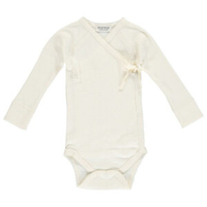MarMar Modal Body Mini L/Æ Gentle White - Str. 6 mdr/68 cm