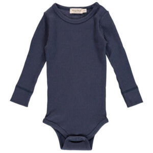MarMar Modal Body Plain L/Æ Blue - Str. 4 mdr/62 cm