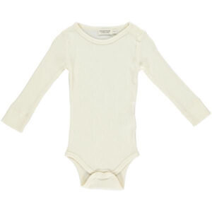 MarMar Modal Body Plain L/Æ Off White - Str. 9 mdr/74 cm