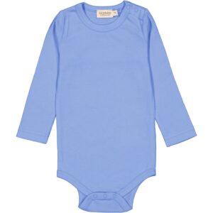 MarMar Modal Fine Rib Cornflower Plain Body - Str. 2 år/92 cm