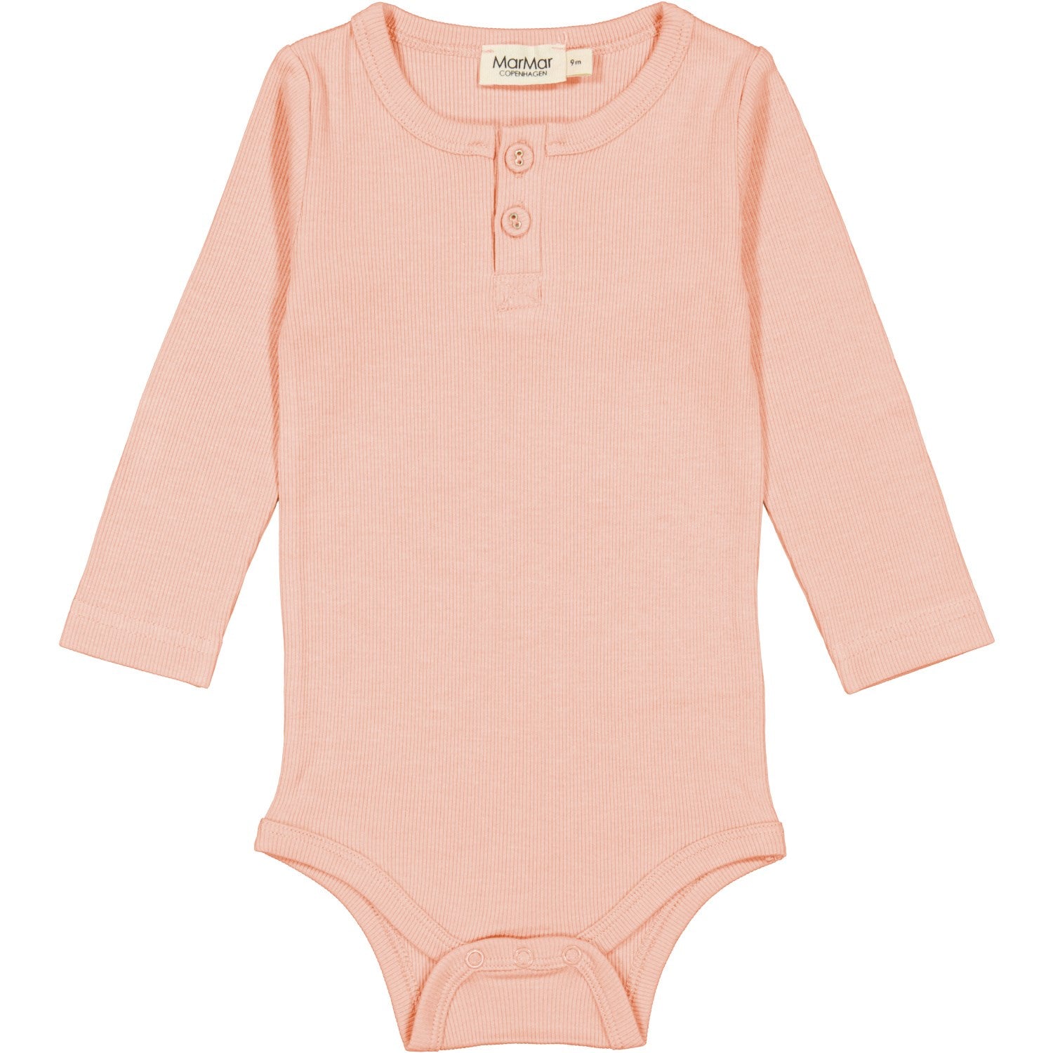 MarMar Modal Fine Rib Soft Coral Body - Str. 3 år/98 cm MarMar Modal Fine Rib Soft Coral Body - Str. 3 år/98 cm