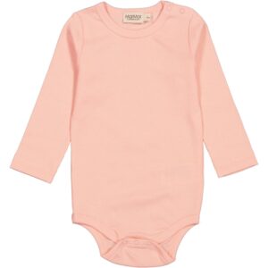 MarMar Modal Fine Rib Soft Coral Plain Body - Str. 6 mdr/68 cm