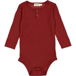 MarMar Modal Hibiscus Red Body - Str. 2 år/92 cm