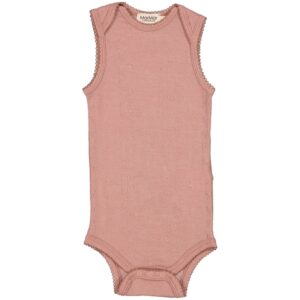 MarMar Wool Pointelle Burnt Rose Bini Body - Str. 2 mdr/56 cm