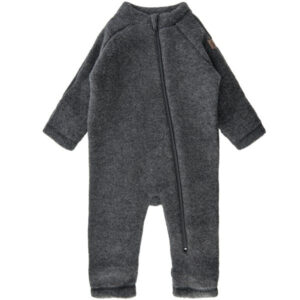Mikk-Line Uld Baby Køredragt Anthracite Melange - Str. 62