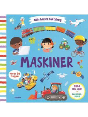 Min første faktabog: maskiner - Børnebog - Board books