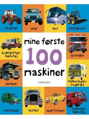 Mine første 100 maskiner - Børnebog - Board books