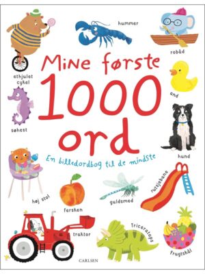 Mine første 1000 ord - Børnebog - hardcover