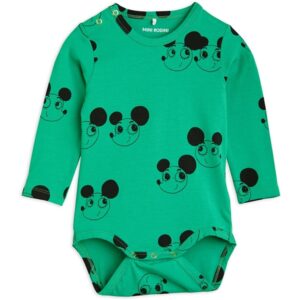 Mini Rodini Ritzrats Aop Body Green - Str. 56/62 cm