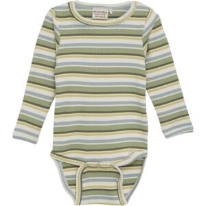 Minymo Reseda Body Y/D Rib - Str. 92