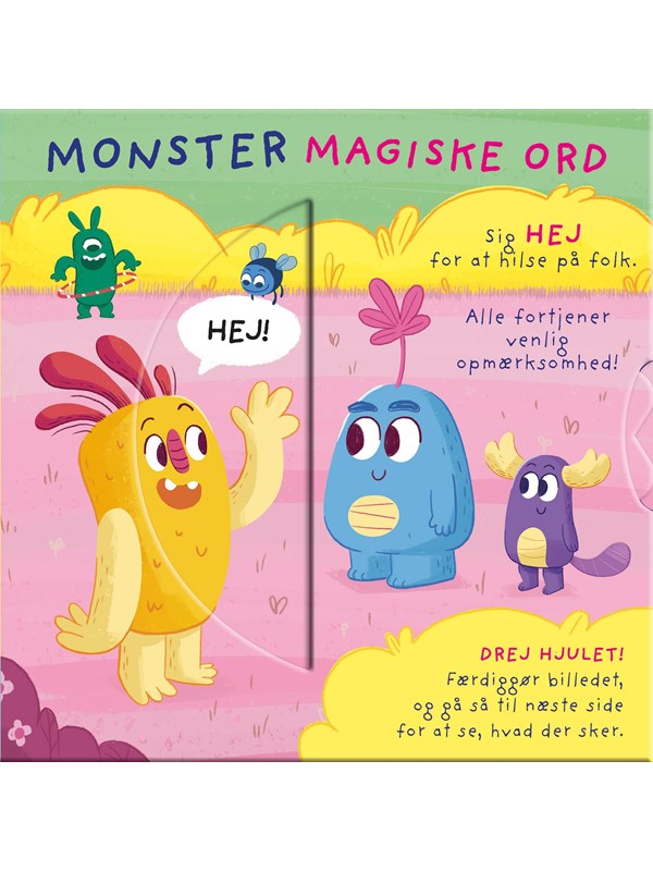 Monster magiske ord - Børnebog - Board books Monster magiske ord - Børnebog - Board books