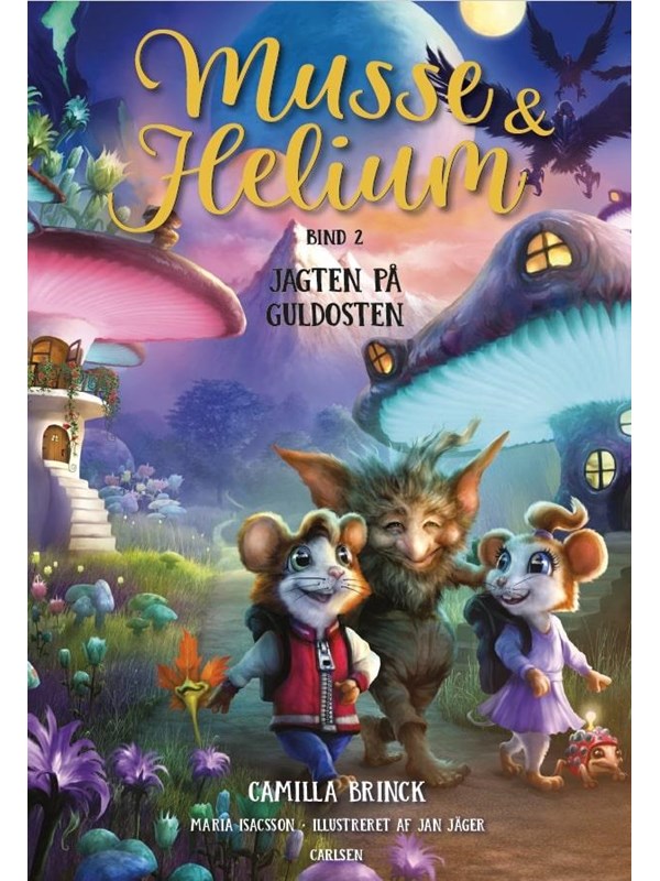Musse og Helium (2) - Jagten på guldosten - Børnebog - hardcover Musse og Helium (2) - Jagten på guldosten - Børnebog - hardcover