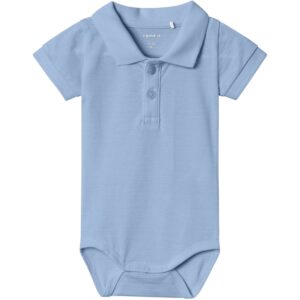 Name It Chambray Blue Haddo Polo Body - Str. 62