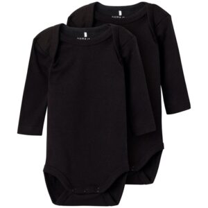 Name it Black Solid Body 2-pak Noos - Str. 80