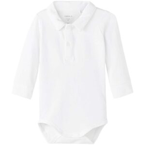 Name it Bright White Rolger Body Polo - Str. 80