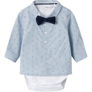 Name it Cashmere Blue Riza Skjorte Body - Str. 50