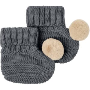Name it Iron Gate Wrilla Uld Strik Slippers med Kvast - Str. 62-68