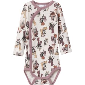 Name it Moonbeam Willit Uld Wrap Body AOP - Str. 68