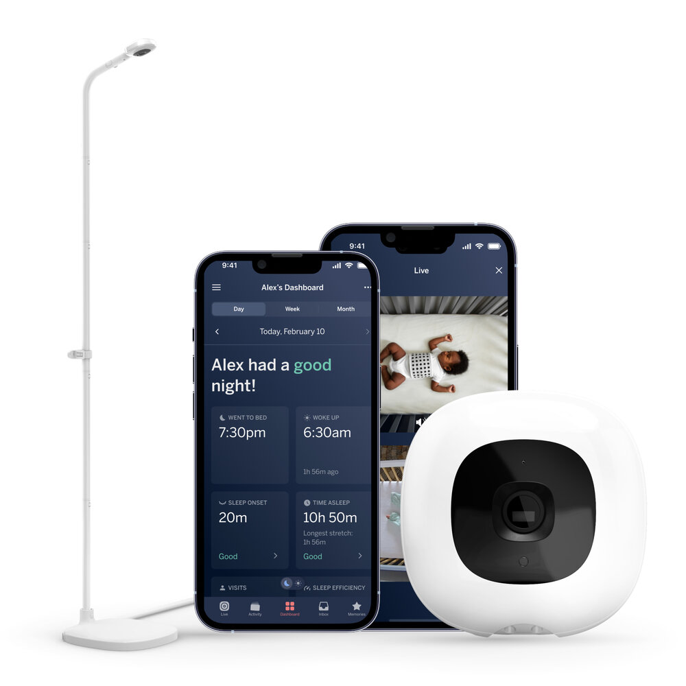 Nanit Pro babyalarm m. gulvstativ Nanit Pro babyalarm m. gulvstativ
