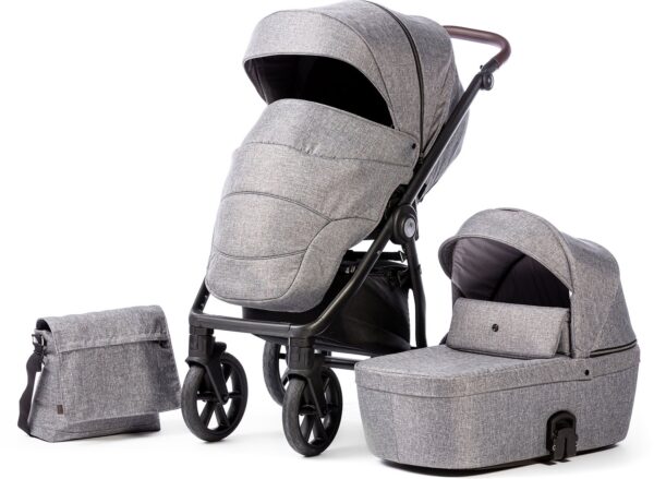 Nordbaby Nord Active Duovogn, Black Melange/Dark Grey Melange