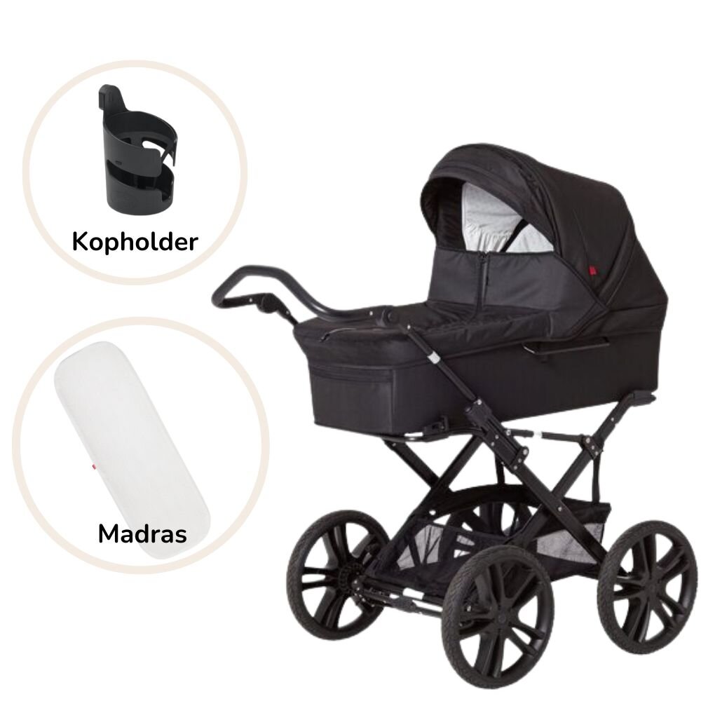 North Pakke inkl. madras og kopholder - black North Pakke inkl. madras og kopholder - black