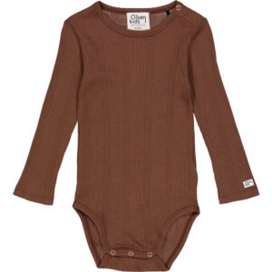 Olsen kids rib body - Ceder brown - 56