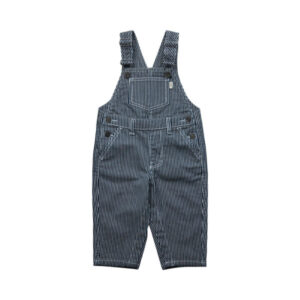 Overalls - Blue striped - 80