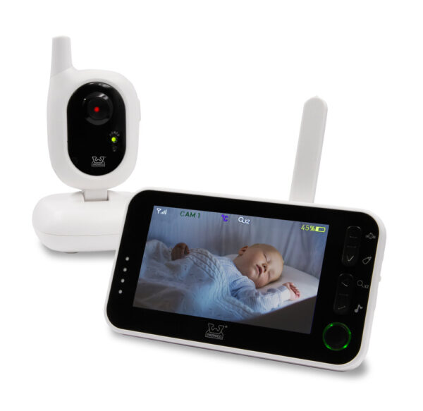 Padwico V8 babyalarm - video - batteri i kamera