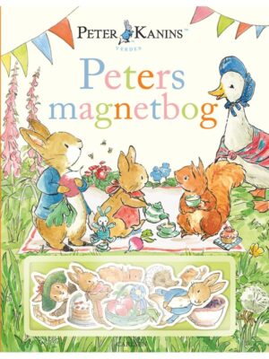 Peter Kanin - Peters magnetbog - Børnebog - Board books
