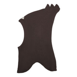 Racing Kids Dino Elefanthue Uld/Bomuld 3-lags Chocoloate Brown - Str. XS/3-9 mdr