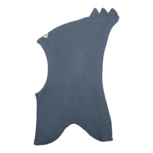 Racing Kids Dino Elefanthue Uld/Bomuld 3-lags Dusty Blue - Str. XS/3-9 mdr