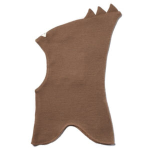 Racing Kids Top Elefanthue Uld/Bomuld Dino 3-lags Acorn - Str. XS/3-9 mdr