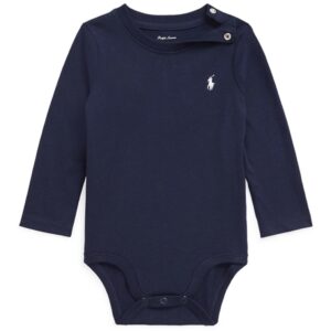 Ralph Lauren Baby Boy Long Sleeved Polo Body Navy - Str. 6 mdr