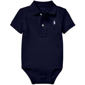 Ralph Lauren Baby Boy Short Sleeved Body Navy - Str. 6 mdr