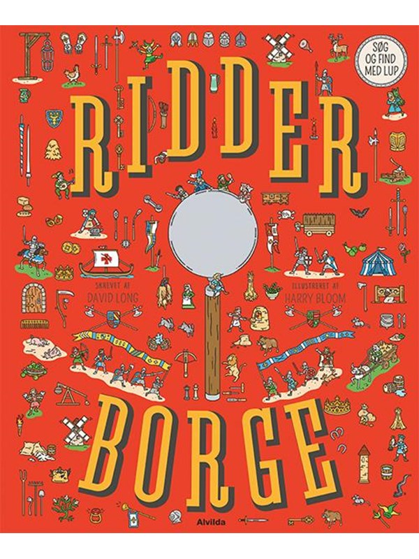 Ridderborge (søg og find med lup) - Børnebog - hardcover Ridderborge (søg og find med lup) - Børnebog - hardcover