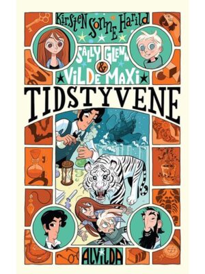 Sally Glenn og vilde Maxi 4: Tidstyvene - Børnebog - hardcover