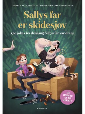 Sallys far er skidesjov - Børnebog - hardcover