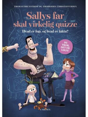 Sallys far skal virkelig quizze - Børnebog - hardcover
