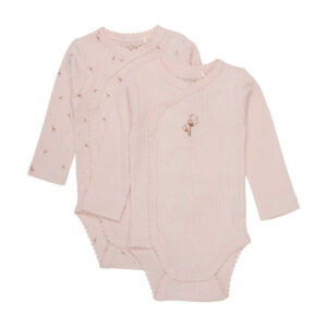 Slå-om Body langærmet 2-Pak - Silver Peony - 44
