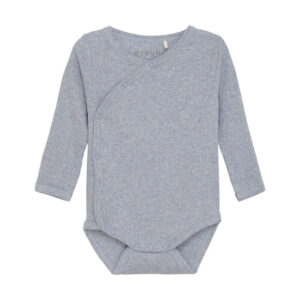Slå-om Body langærmet Rib - Gray Dawn - 56